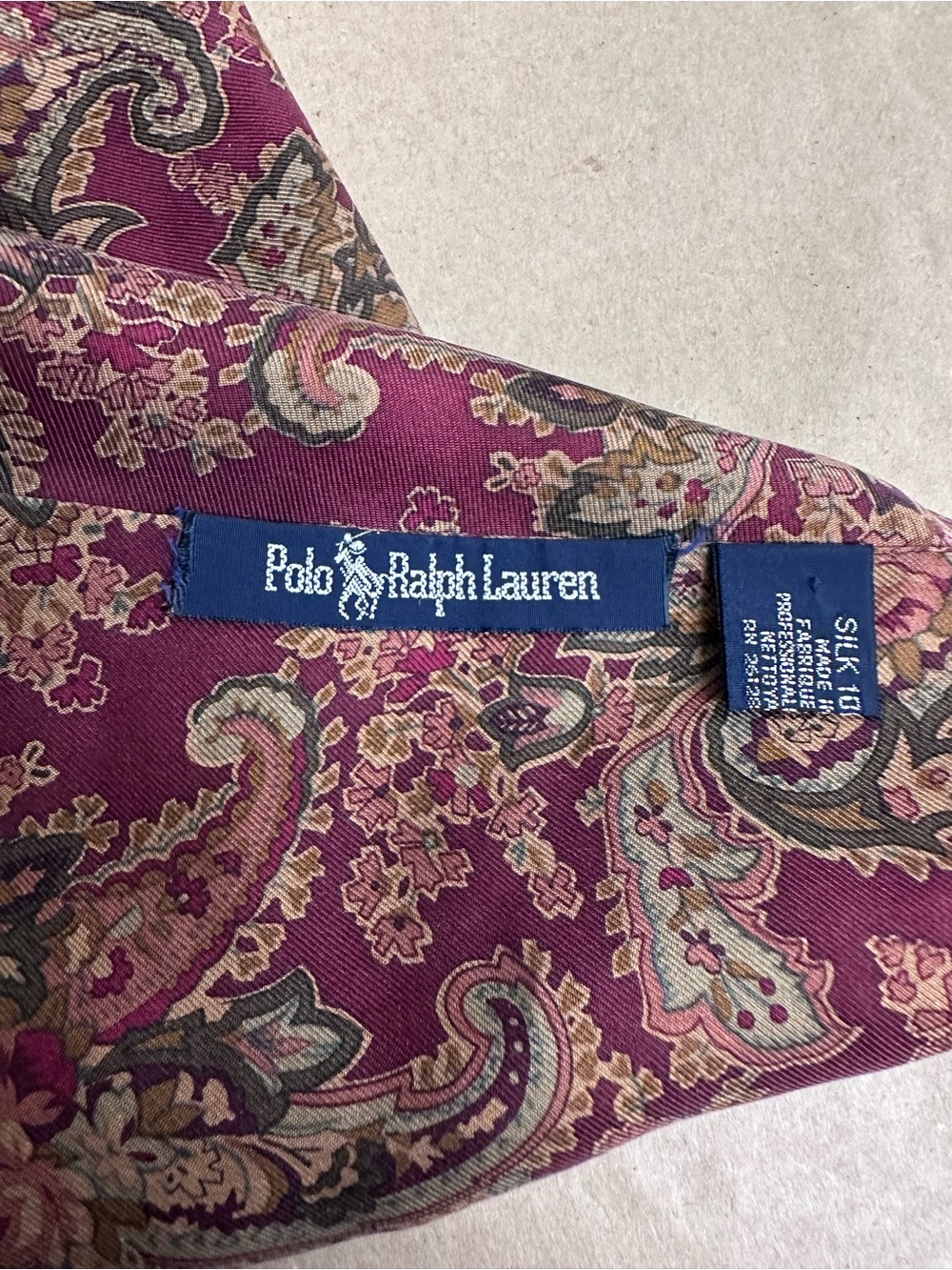 Ralph Lauren silk scarf - Picture 4 of 7